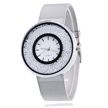 Load image into Gallery viewer, Ladies Silver Stainless Steel Quartz Watch PINBO Luxury Gold