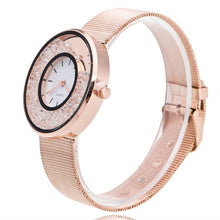 Load image into Gallery viewer, Ladies Silver Stainless Steel Quartz Watch PINBO Luxury Gold