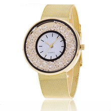 Load image into Gallery viewer, Ladies Silver Stainless Steel Quartz Watch PINBO Luxury Gold