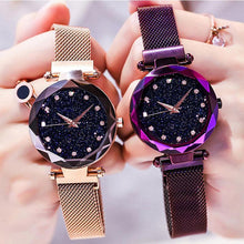 Load image into Gallery viewer, Luxury Rose Gold Women Watch Starry Sky