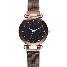 Load image into Gallery viewer, Luxury Rose Gold Women Watch Starry Sky